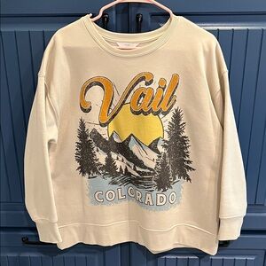 Time & Tru Women’s Large Vail Colorado Sweatshirt